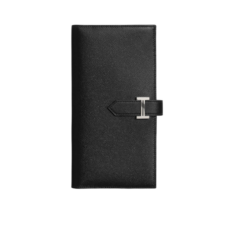 Hermes Bearn Wallet Black 17Cm H084871Ck89