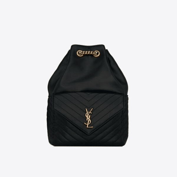 Saint Laurent Joe Backpack In Black Gold 29Cm 6726091El071000
