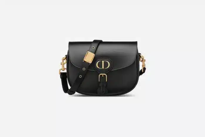 DIOR MEDIUM BOBBY BLACK BOX CALFSKIN 22CM M9319UMOL M900