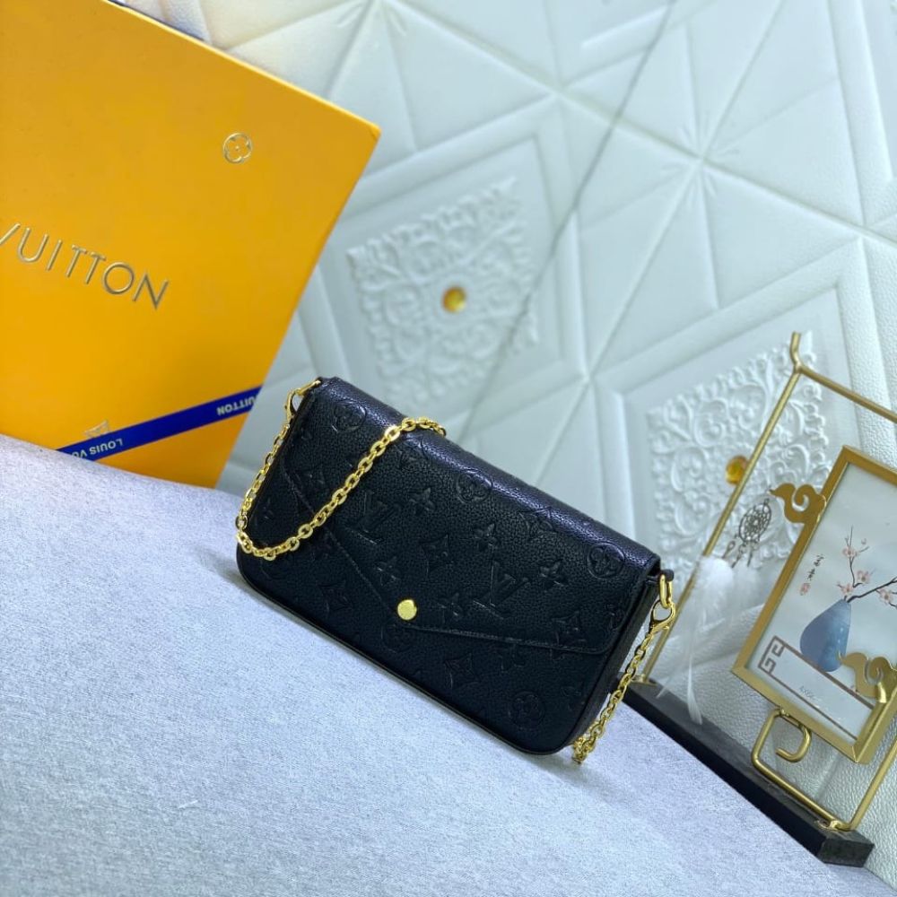 Louis Vuitton Félicie Pochette Black 21Cm M82477 - Image 3