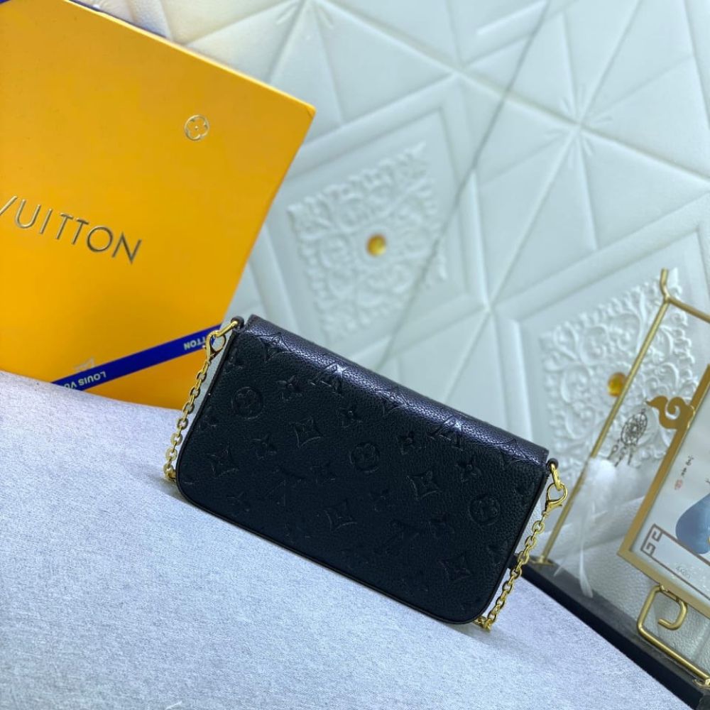 Louis Vuitton Félicie Pochette Black 21Cm M82477 - Image 4