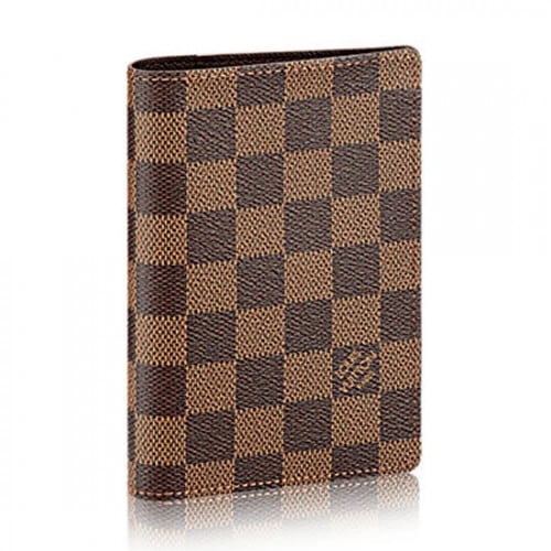 Louis Vuitton Damier Ebene Canvas Passport Cover N60189