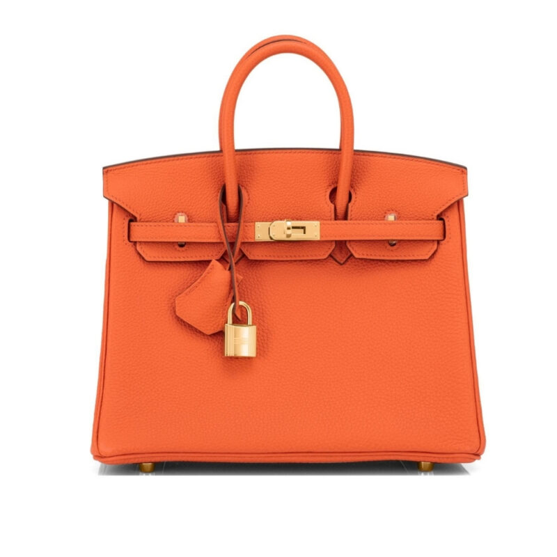 Hermes Birkin 35 Togo Leather Gold Hardware Orange 35Cm