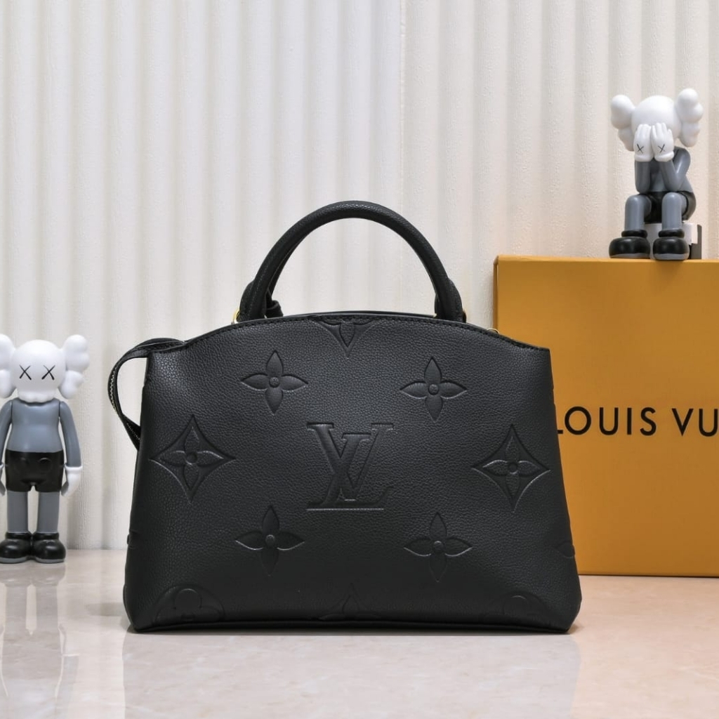 Louis Vuitton Petit Palais Monogram Empreinte Leather Black 29Cm M58916 - Image 3