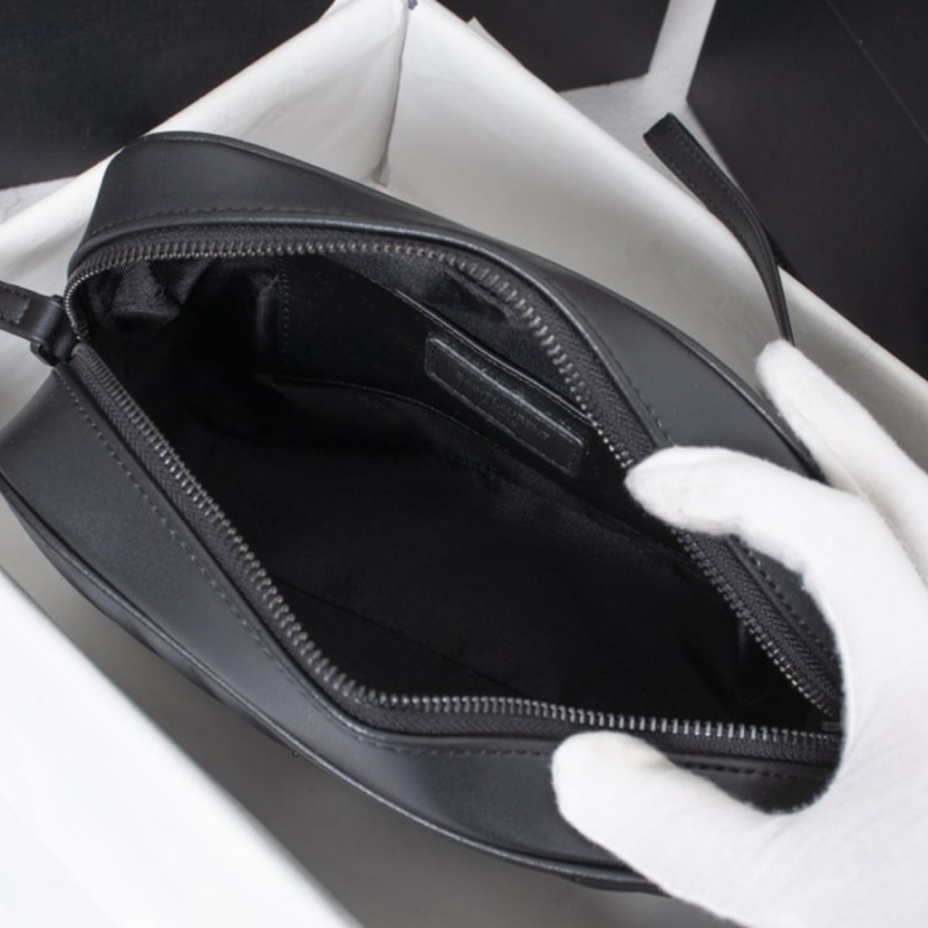 Saint Laurent Lou Camera Bag In Quilted Leather Black Noir 23Cm 761554DV7081000 - Image 5