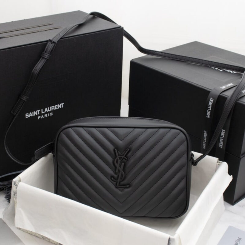 Alternative view of Saint Laurent Lou Camera Bag In Quilted Leather Black Noir 23Cm 761554DV7081000