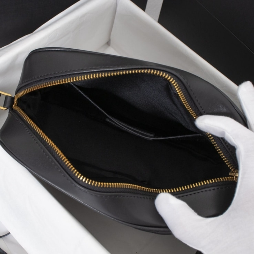 Saint Laurent Lou Camera Bag In Quilted Leather Black Gold Hardware 23Cm 761554DV7071000 - Image 4