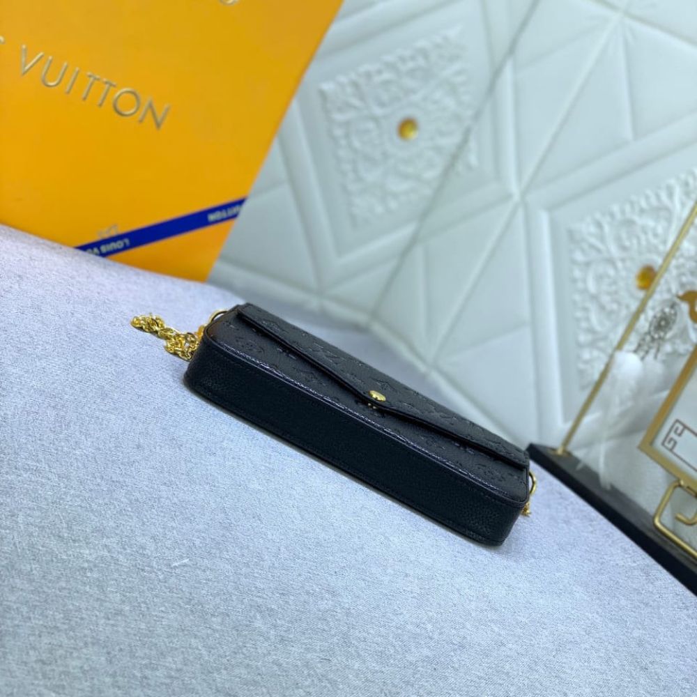 Louis Vuitton Félicie Pochette Black 21Cm M82477 - Image 5
