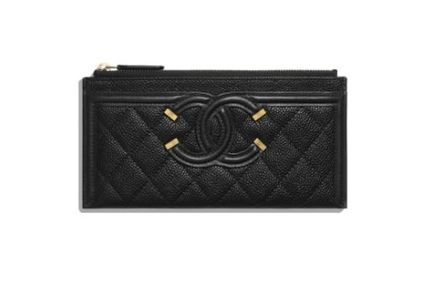 Chanel Small Pouch 19Cm Black A81942