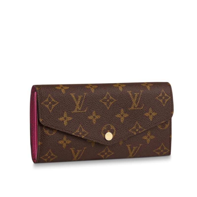 Louis Vuitton Sarah Wallet Fuchsia Pink 19Cm M62234