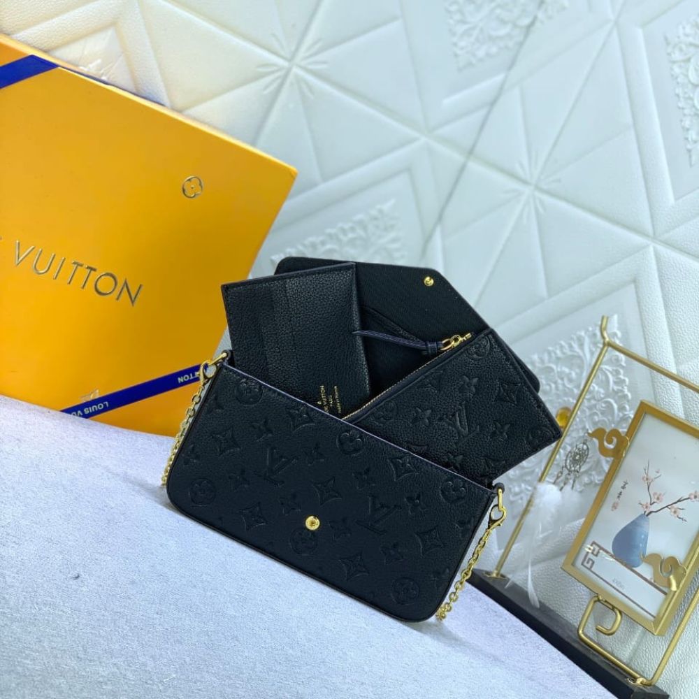 Louis Vuitton Félicie Pochette Black 21Cm M82477 - Image 6