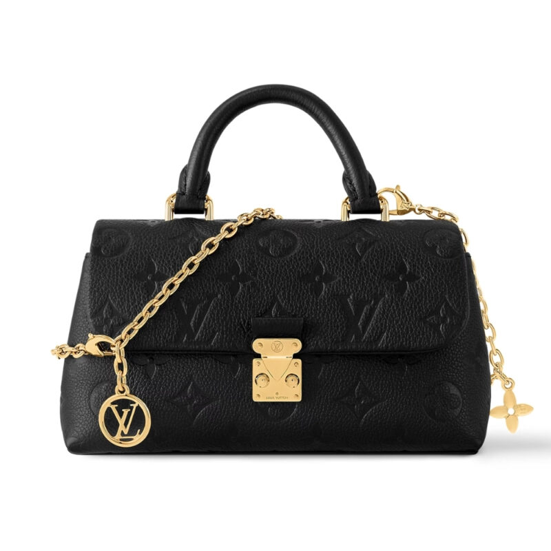 Louis Vuitton Nano Madeleine Black 21Cm M12144