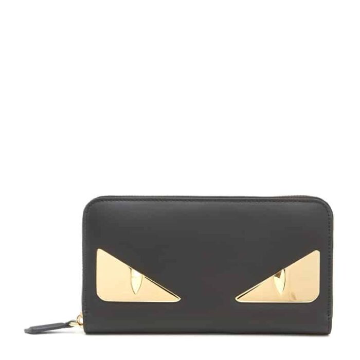 Fendi Wallet Zip Around Black 7M0210Sqpf0Kur
