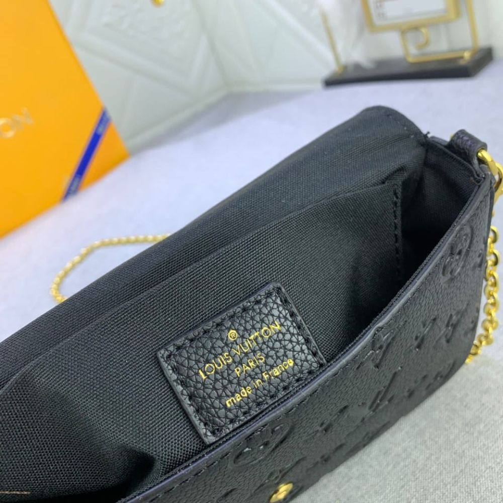 Louis Vuitton Félicie Pochette Black 21Cm M82477 - Image 9