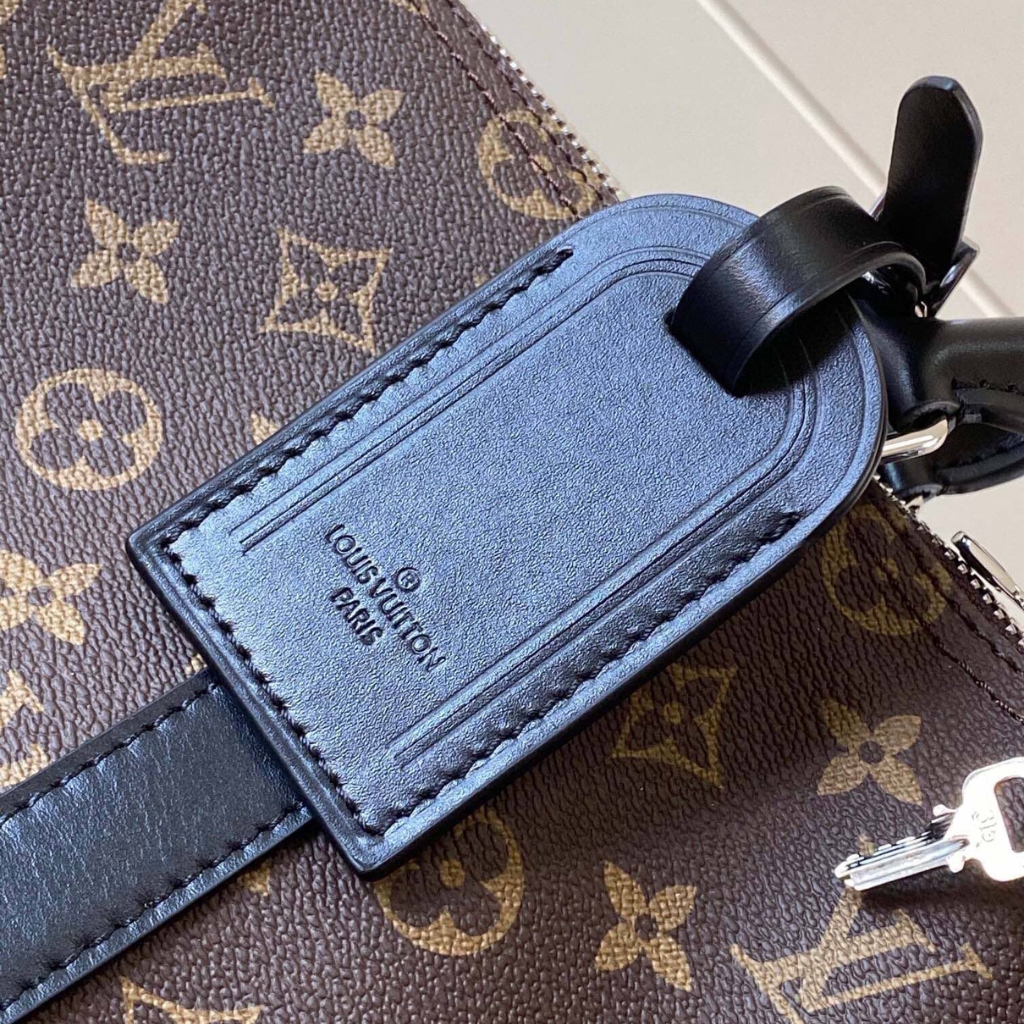 Louis Vuitton Keepall Bandoulière 55 Monogram Macassar 55cm M56714 - Image 6