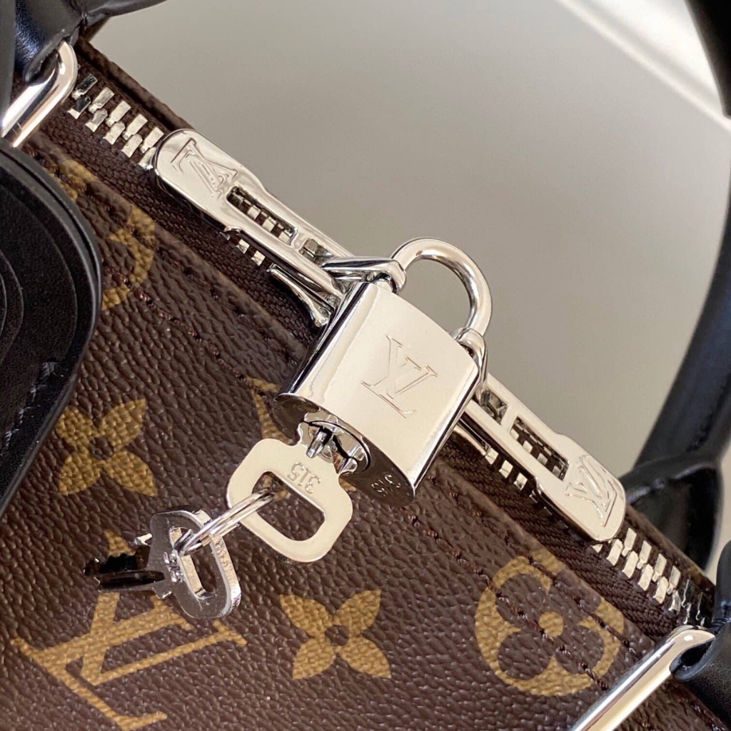 Louis Vuitton Keepall Bandoulière 55 Monogram Macassar 55cm M56714 - Image 7