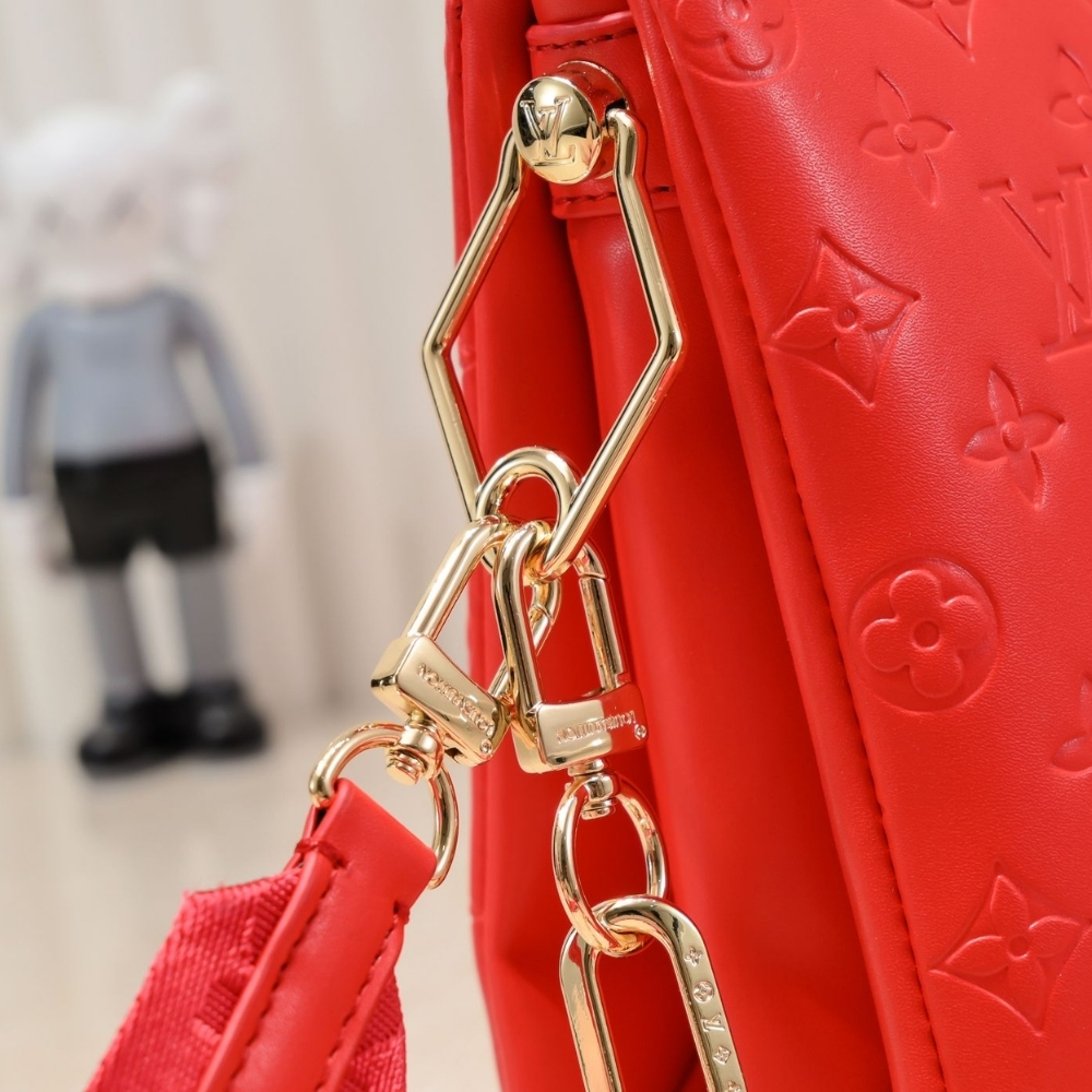 Louis Vuitton Coussin PM Red 26Cm M57792 - Image 7