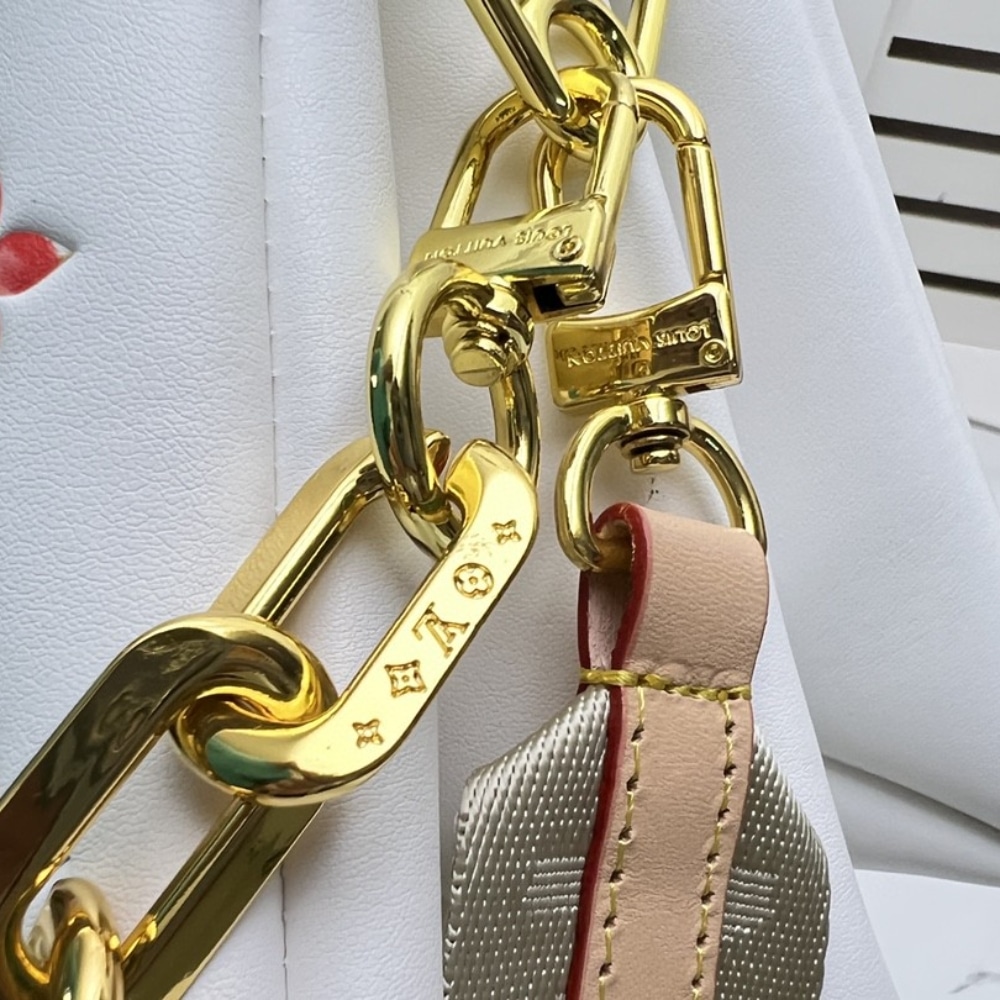 Louis Vuitton Coussin PM Multicolor Flower White 26Cm M21209 - Image 5