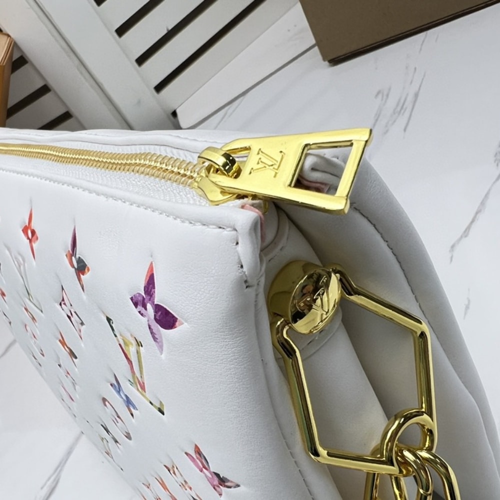 Louis Vuitton Coussin PM Multicolor Flower White 26Cm M21209 - Image 7
