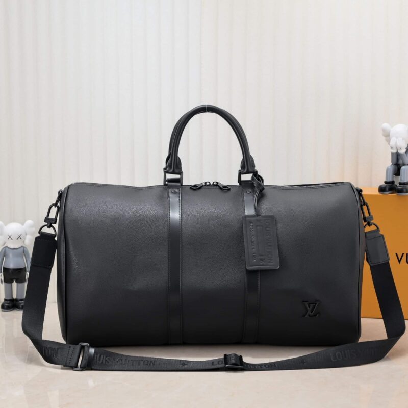 Alternative view of Louis Vuitton Keepall Bandoulière 50 LV Aerogram Black 50cm M21420