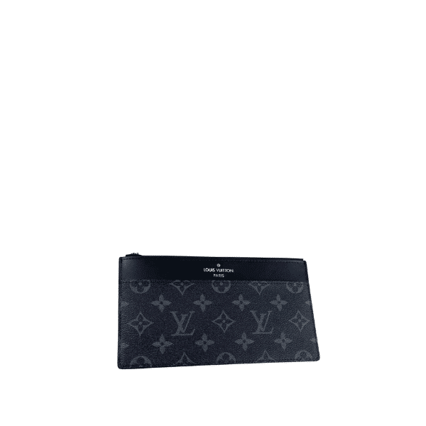 Louis Vuitton Monogram Slim Purse Full Black M80348