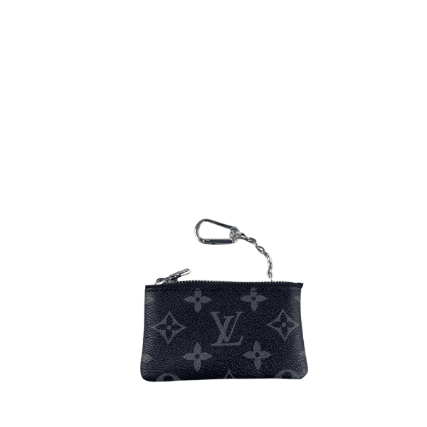 Louis Vuitton Monogram Key Pouch Black M62650