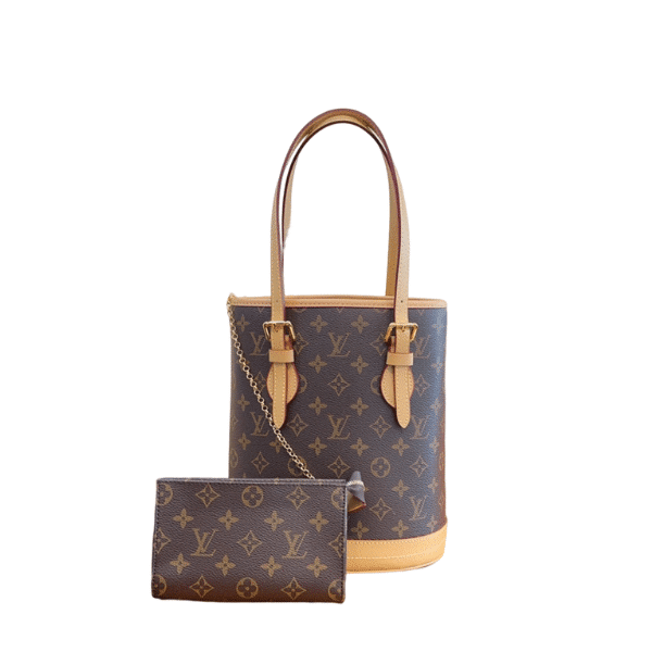 Louis Vuitton Monogram Petit Bucket PM Monogram Canvas 26Cm M42238