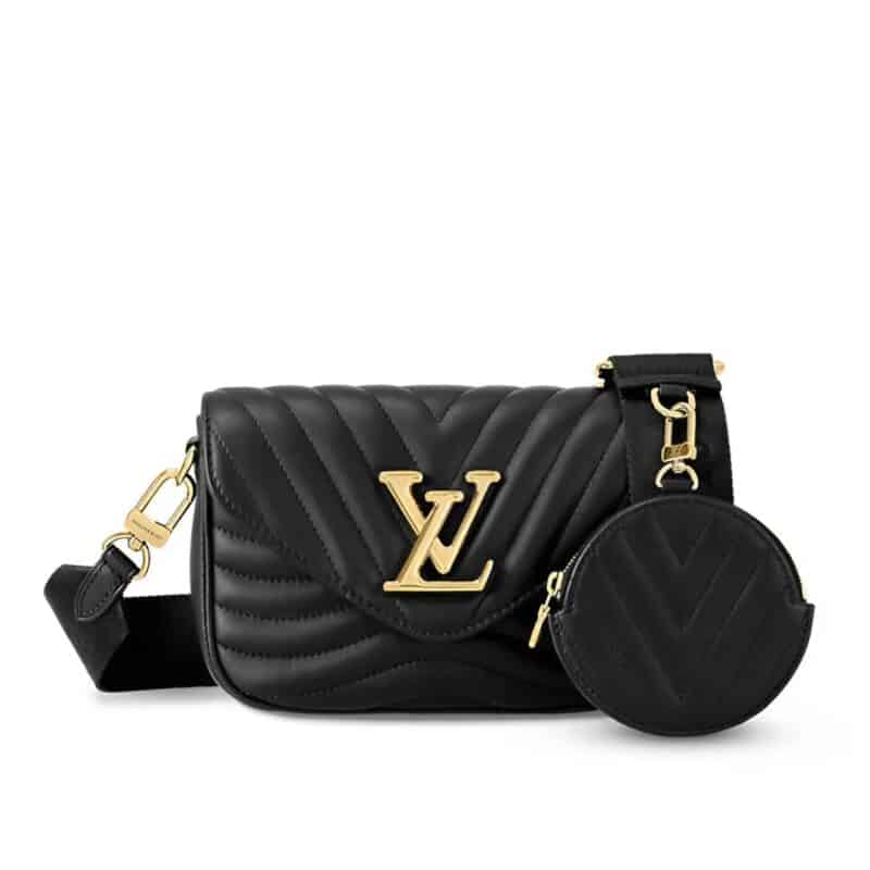 Louis Vuitton New Wave Multi Pochette 19Cm Black M56461