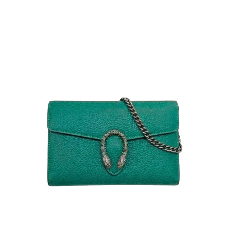 Gucci Women Dionysus Mini Chain Bag Green 20Cm 401231 CAOGX 3120