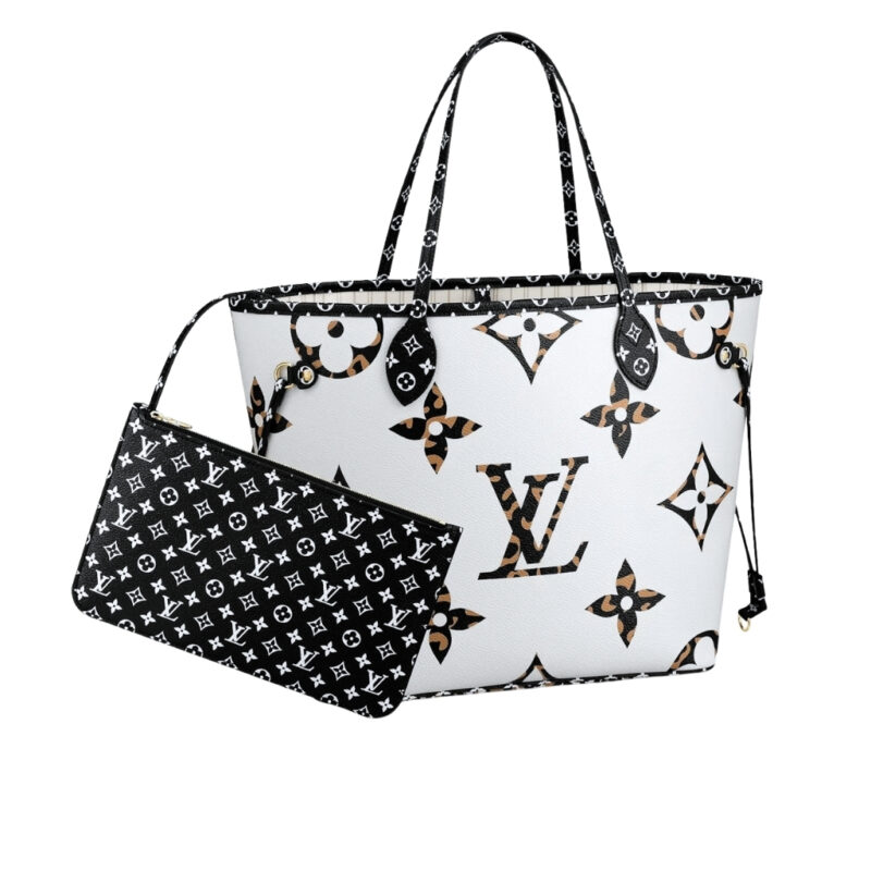 Louis Vuitton Neverfull MM Giant Jungle Ivory 31Cm M44716