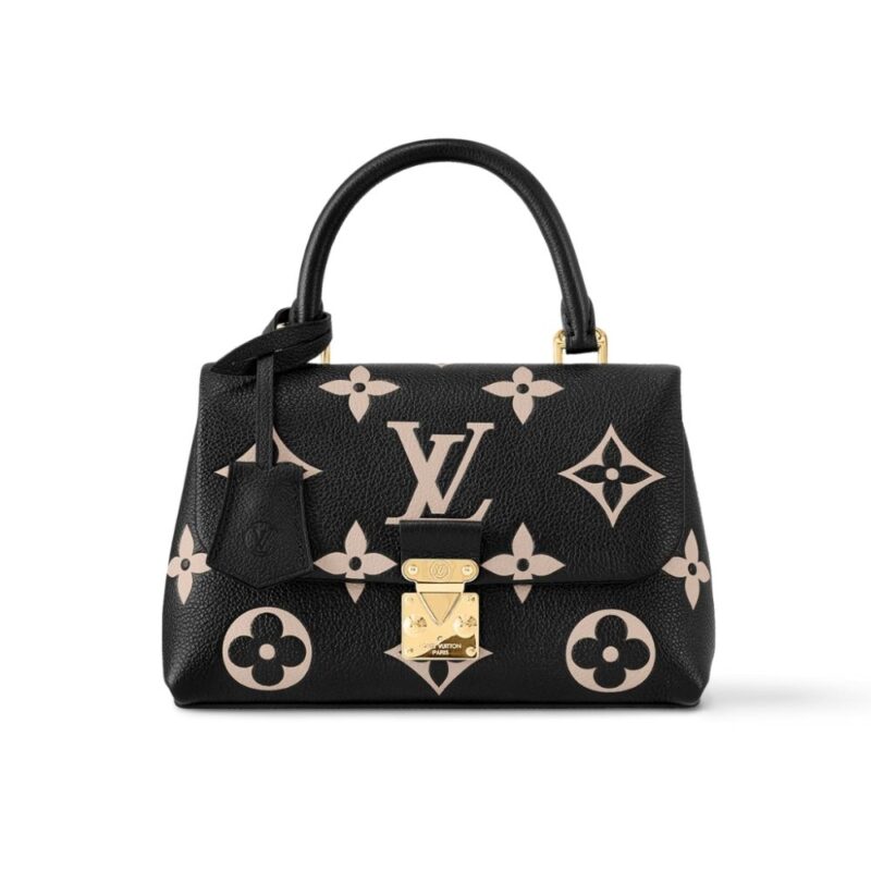 Louis Vuitton Madeleine BB Black And Beige 24Cm M45978