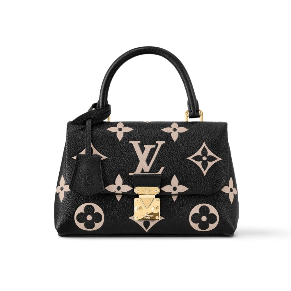 Louis Vuitton Madeleine BB Black And Beige 24Cm M45978