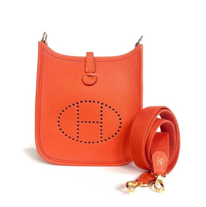 Hermes Evelyne 16 Amazone Orange Bag 16Cm