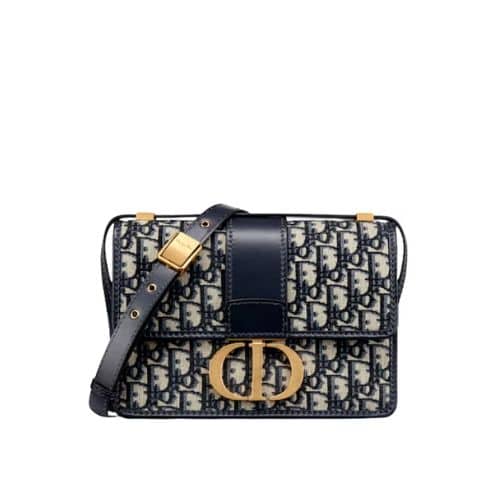 DIOR 30 MONTAIGNE BLUE DIOR OBLIQUE JACQUARD 24CM M9203UTZQ M928
