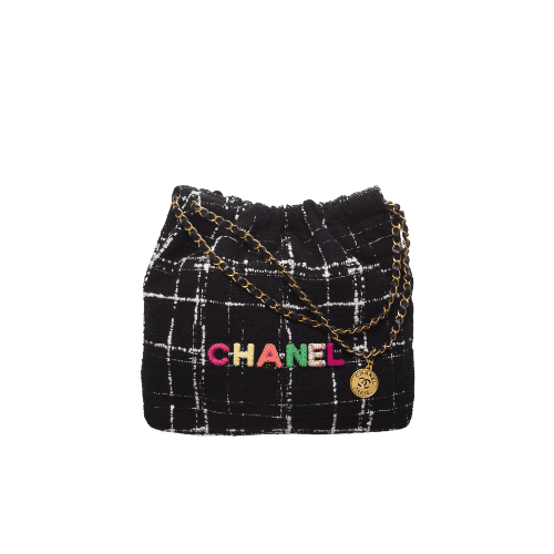 Chanel Women'S Handbag Black 30Cm As3261 B09562 Nk815