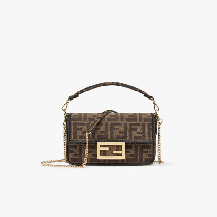 Fendi Mini Baguette Brown 8Bs017A6V5F17U4