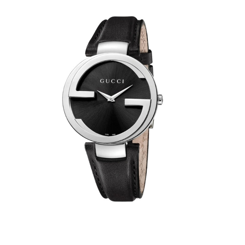 Gucci Interlocking Watch Black Dial 29mm YA133501