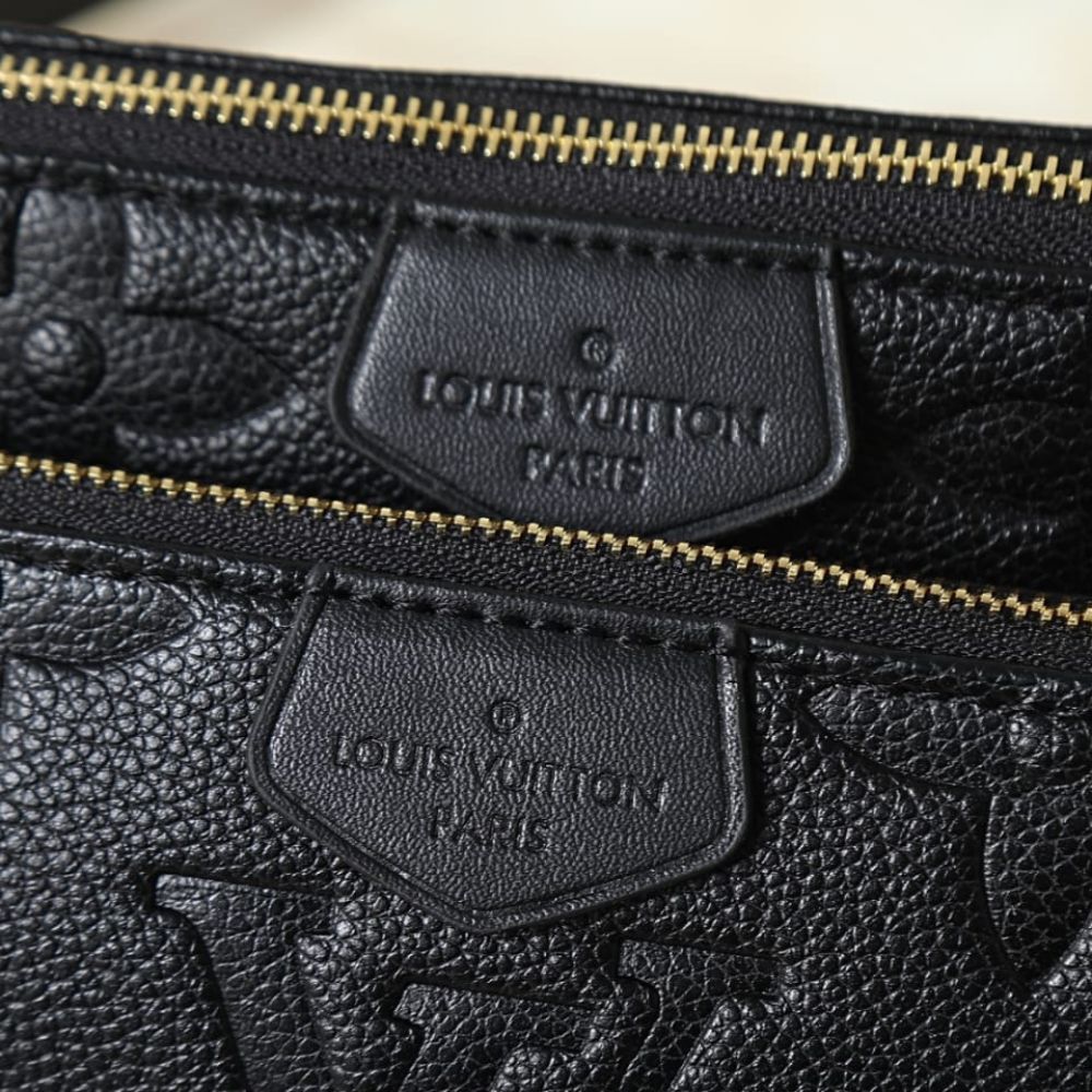 Louis Vuitton Multi Pochette Accessoires Monogram Empreinte Black 25Cm M80399 - Image 7