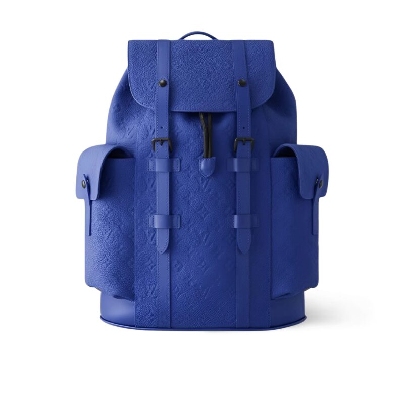 Louis Vuitton Christopher PM Backpack Blue 48Cm M23189