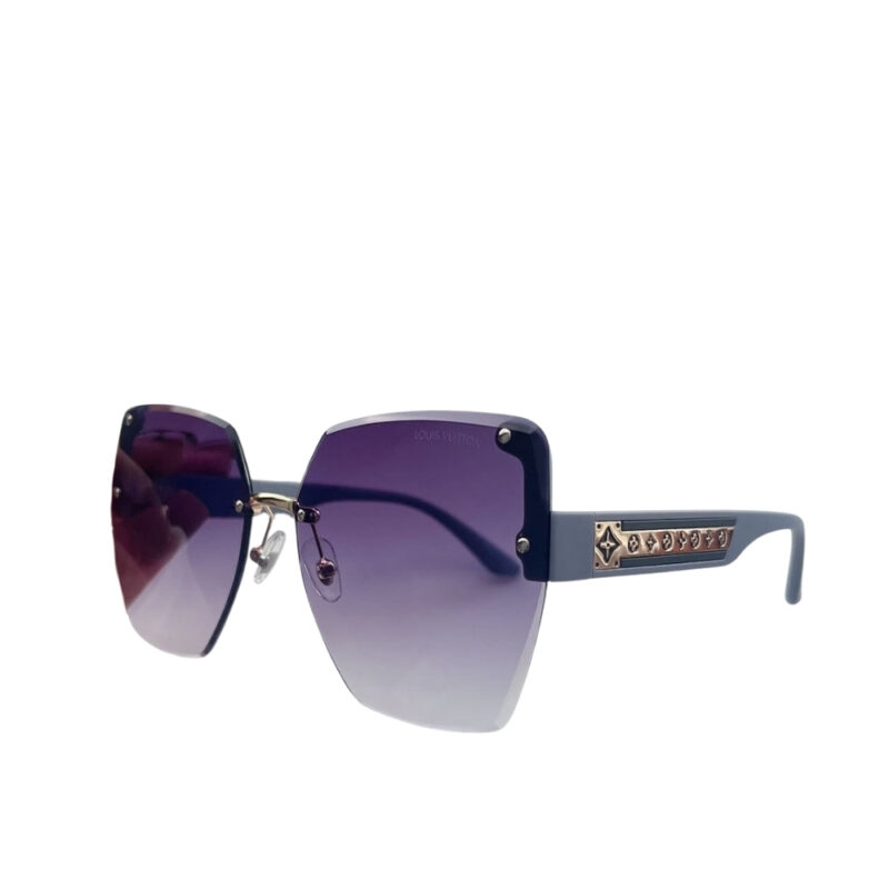 Louis Vuitton Rimless Gradient Purple Black Sunglasses