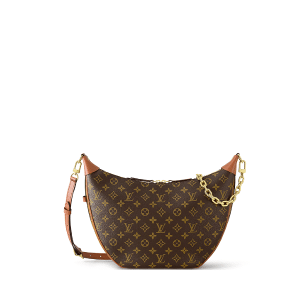 Louis Vuitton Loop Hobo Monogram Canvas Brown 35Cm M46311