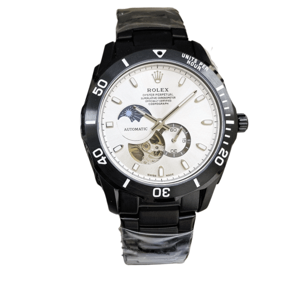 Rolex Oyster Perpetual Cosmograph Moonphase White Dial 40Mm