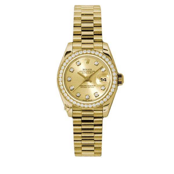 Rolex Lady Datejust Gold 26Mm 179138