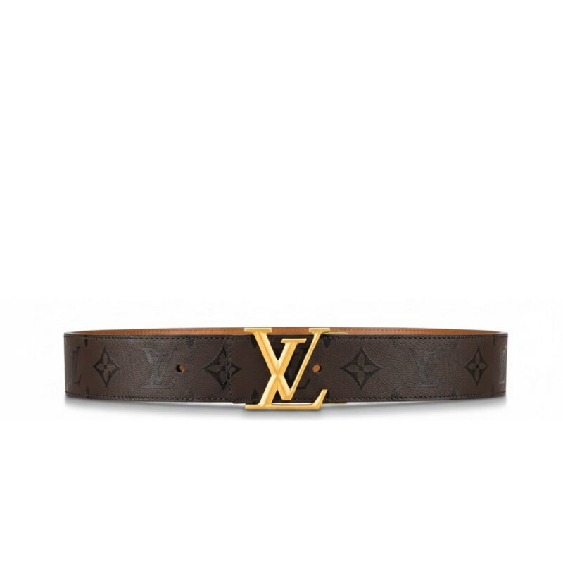 Louis Vuitton LV Pyramide Belt Dark Brown 40MM