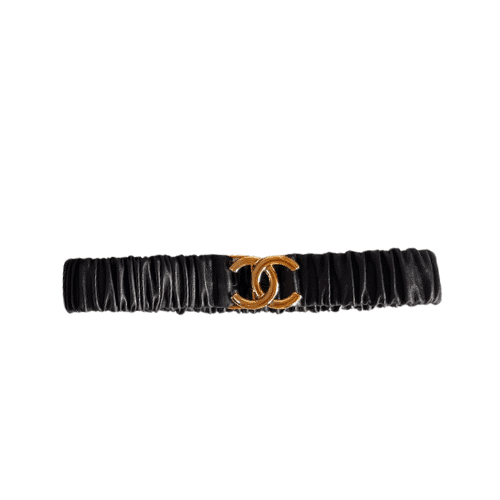 Chanel Cc Gold Belt 30Mm