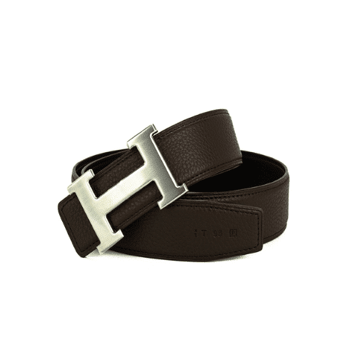 Hermes Belt Togo Swift Silver Buckle Brown 38Mm