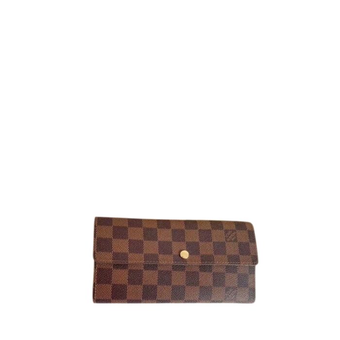 Louis Vuitton Emilie Wallet Damier Ebene 19Cm