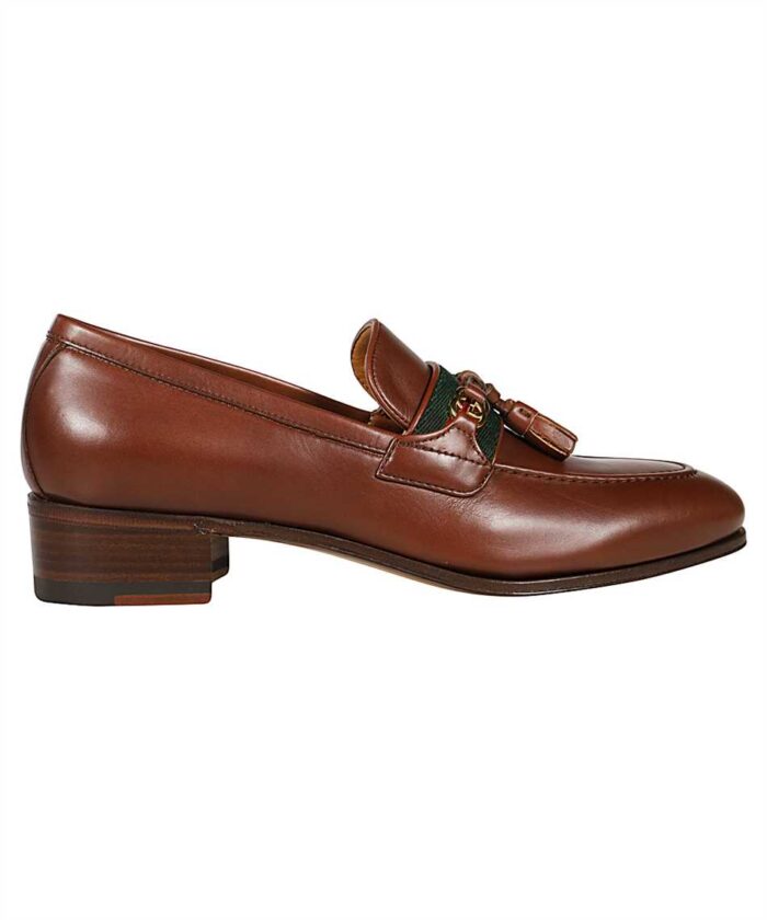 Gucci Unisex Leather Interlocking G Brown 624316 1W610