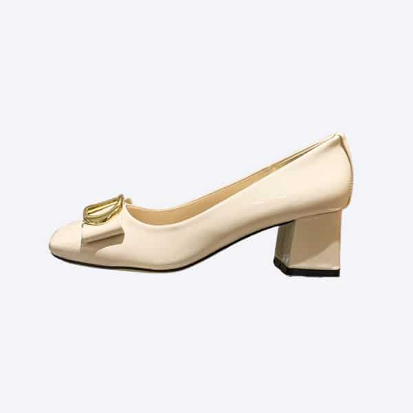 DIOR CD IDYLLE PUMP NUDE PATENT CALFSKIN
