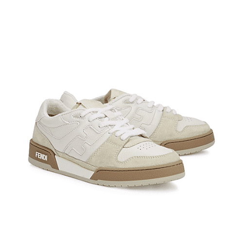 Fendi Match Suede Low Tops White 8E8252Ahh2F1Fhs
